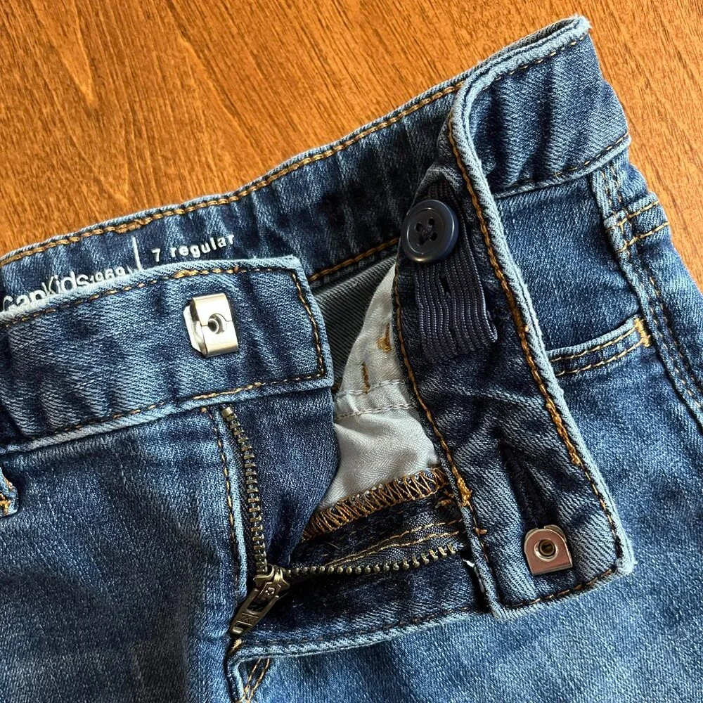 Gap denim cuffed shorts 7